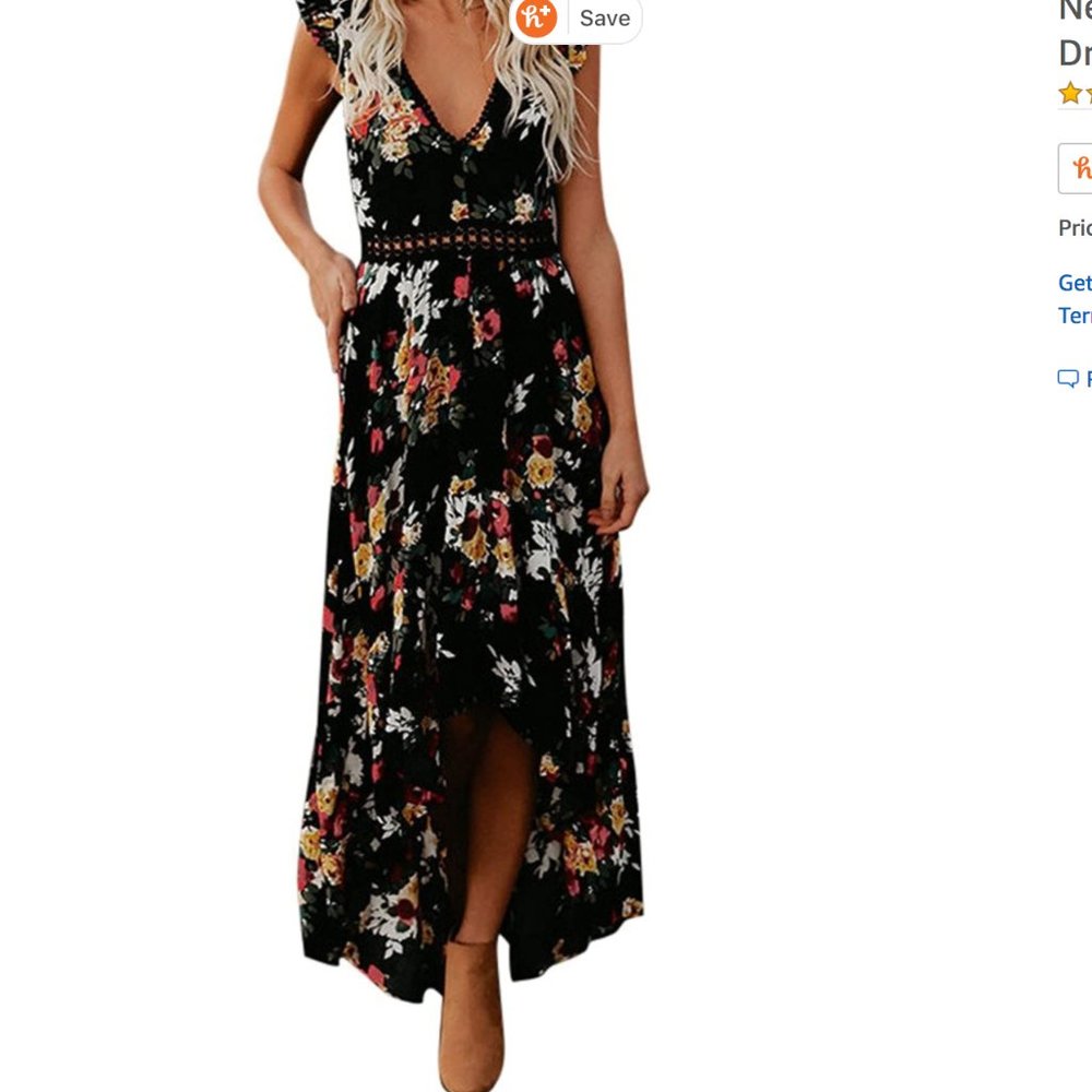 NEW Boho Maxi Dress - Size 4